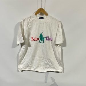 Vintage 90s polo by Ralph Lauren polo club graphic t-shirt